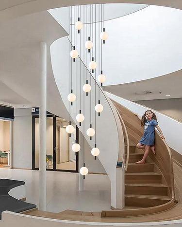 Modern Glass Globe Pendant Light for Stylish Hallways